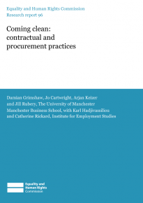Research report 96 - Coming clean: contractual and procurement practices